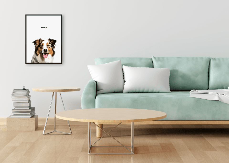 12" × 16" — the usual choice for a hallway or above a bedside table.